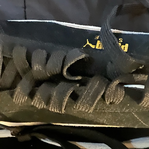 MENS Suede black puma Sneakers size 13 - Picture 8 of 13